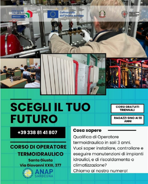 Corsi di qualifica professionale ANAP Sardegna